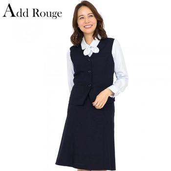事務服セット Add Rouge 無地（ネイビー）