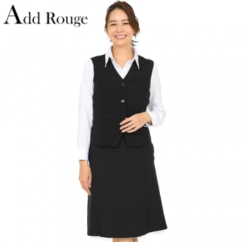 事務服セット Add Rouge 無地（ブラック）