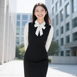 事務服コーディネート｜ジャンパースカートスタイル