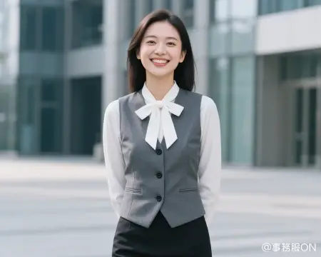 事務服を着た女性のイメージ画像