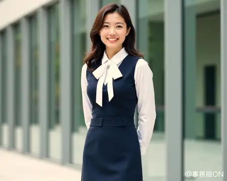 1960~1970年代の事務服の例