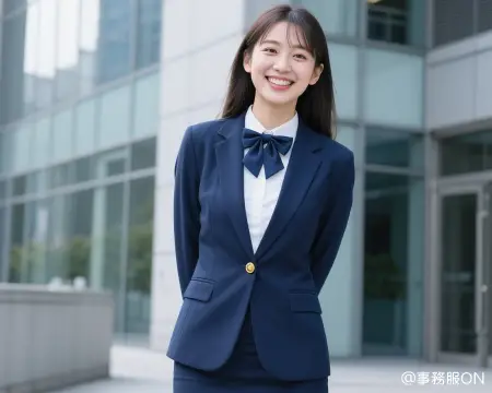 事務服のジャケットスタイル
