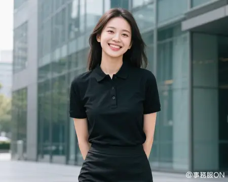事務服のポロシャツスタイル